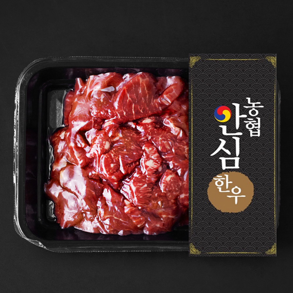 농협안심한우 정육 세절 1등급 국거리용 (냉장), 300g, 1팩